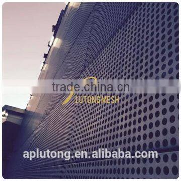 perforated sheet for exterior wall cladding