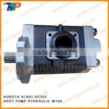 Kubota tractor HYDRAULIC pump assy,Hydraulic Gear Oil Pump M704,3C001-82202