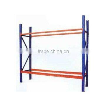 Warehouse metallic pallet rack