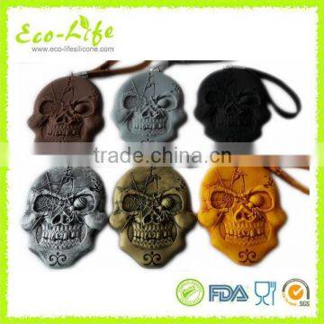 Halloween Cool Man Skull Design Retro Look Silicone Coin Pouch Purse Wallet With Zipper photo-6