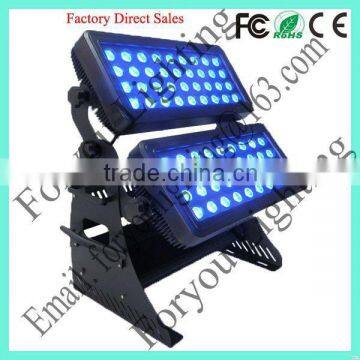 Useful 72*12w rgbwa 5 in 1 leds new style waterproof led wall washer led lights