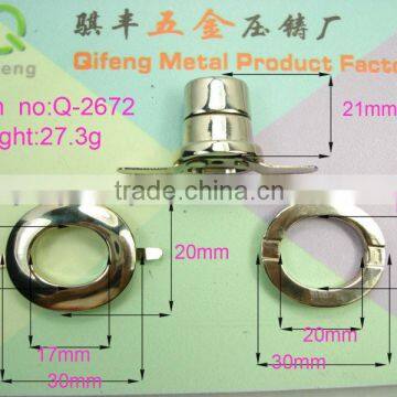 Handbag Hardware Wholesale All Kinds of Luggage Bag Lock Q-2672