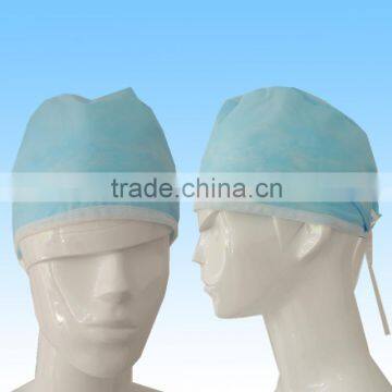 disposable pp cheap nurse bouffant hairnet cap