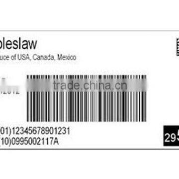 Barcode Printed Sticker