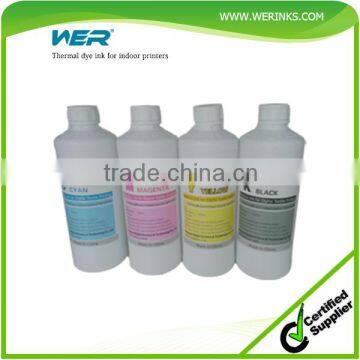 WER best quality dye ink for indoor PP paper