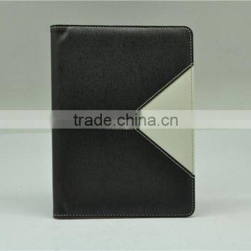 black pu leather book case, menu cover, book holder