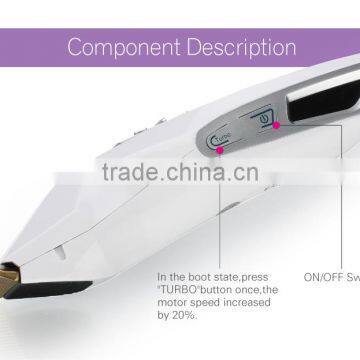 Rechargeable Waterproof Hair Clipper.Zinc-plated Titanium.NI-MH Battery.professional.Hair Trimmer. Ceramic Blade