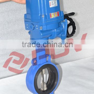 Double flange ss304 wafer butterfly valve china manufacturer