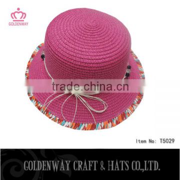 straw boater hats with ribbon for sale wide brim cheap flat brim straw hat