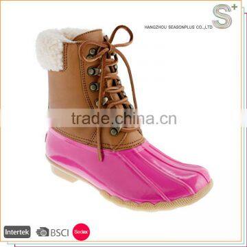 China Manufacture Professional girls rubber duck rain boots