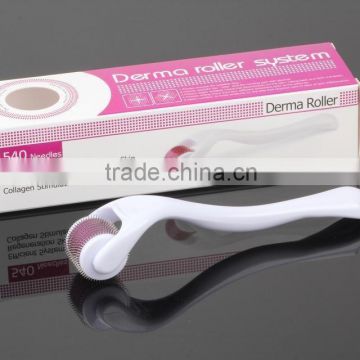 Promotion high quality skin care home use 540 needles derma roller acne removal