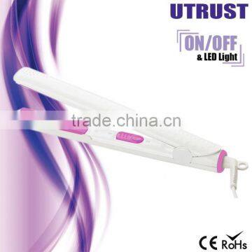 Factory Top 5 ionic function Well Selling hair straightener brush ceramic lcd