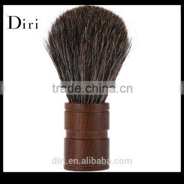 Customized logo badger shaving brush natural wood handle