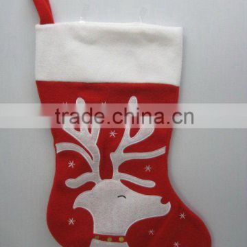 plush Christmas promotion stocking and hat