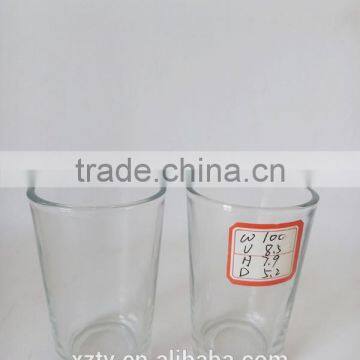 85 ml mini round empty tea glass cup without handle