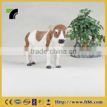 High quality cute decorative religious plastic figurines cow heads