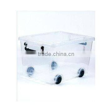 Plastic Storage Box With Pulley