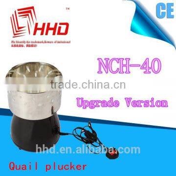 Factory supply HHD hot sale automatic poultry farming equipments slaughter quail plucker for sale NCH-40