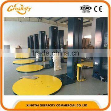 professional horizontal stretch wrapping pallet shrink wrap machine