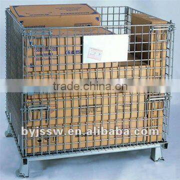 Mesh Box Wire Cage Metal Bin Storage Container