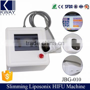 Eyes Wrinkle Removal Portable Liposonix HIFU Body Contouring Machine For Body Slimming High Frequency 