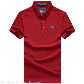 Yixigeluo2017 New Men's T-shirt Foreign Trade Men's T-shirt Men's Short Sleeved Polo Shirt photo-4