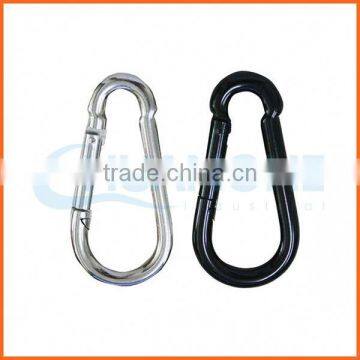 Factory price various colors round carabiner ring