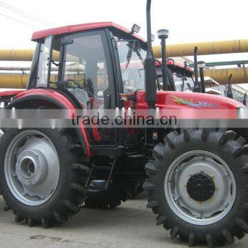 Hot sale YTO X804 80hp agriculture chinese tractor with low price