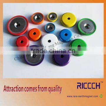 Colorful High Quality Strong Wall Mount Round Base Magnet photo-2