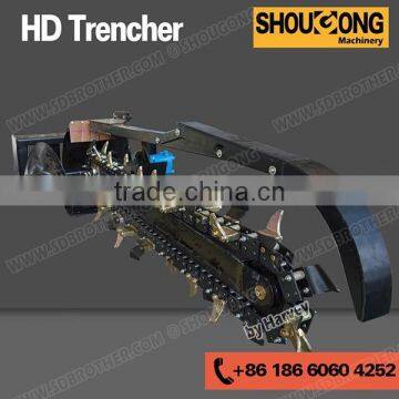 Skid Loader High Flow Trencher Heavy Duty Trencher