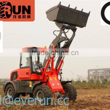 New EVERUN Brand CE/ Euro 3 Abgas Geprueft 1600KG Wheel Loader Mit 0.8m3 Schaufel photo-4