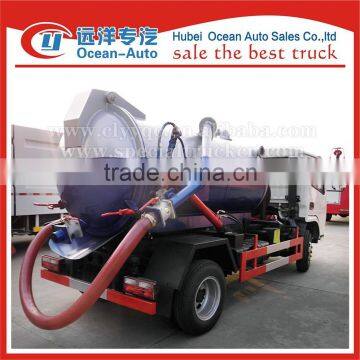 Small Size 4cbm Vacuum Tank Truck Sewage Truck photo-2
