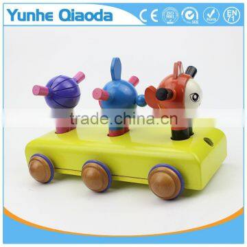 Baby Wooden Sounding Car Toys/ Pull Along Mini Wood Car With Xylophone in Toys photo-5