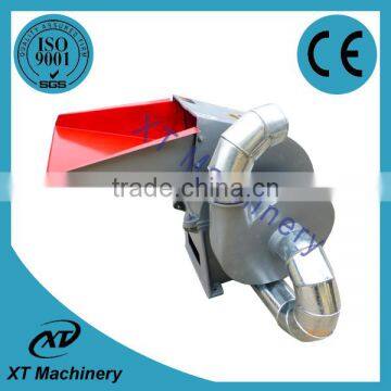 Motor or Engine Driven 11kw 15hp Rice Husk Hammer Mill With Cyclone photo-5