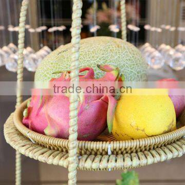 100% Handmade Kitchen 2 Tier Fruit &vegetabal Kitchen Storage Shelf photo-5