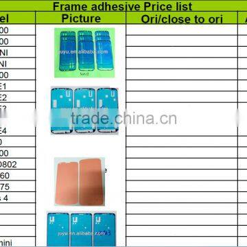 Original Large Inventory Frame Bezel Plate Adhesive Sticker for Samsung S4 Mini photo-2