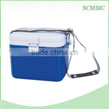 Holiday Camping Fishing Ice Box 8L Plastic Portable Insulated Cooler Box with Strap