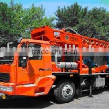 Truck-mounted drilling rig