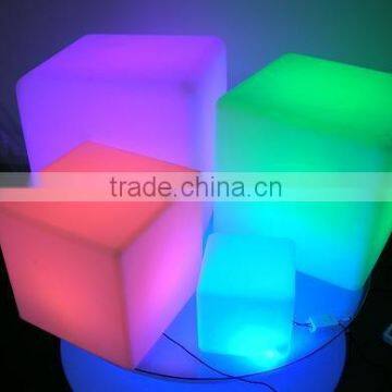 Remote Control LED Lighting Chair PE Plastic Led Funny Bar Stool photo-6