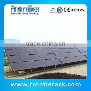 All Steel PV Ground Mounting Bracket For Solar Installation