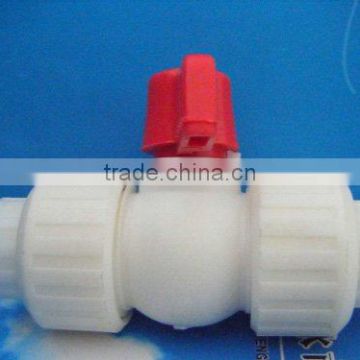 China best material PPR Double Union Steel Ball Valve