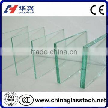 CE certificate construction grade float clear glass 6 mm thick