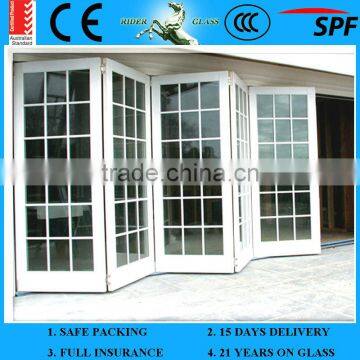 High Quality 1.3-19mm Folding Door Glass Bullet Proof Sliding Bifold Glass Door & AS/NZS2208 photo-2