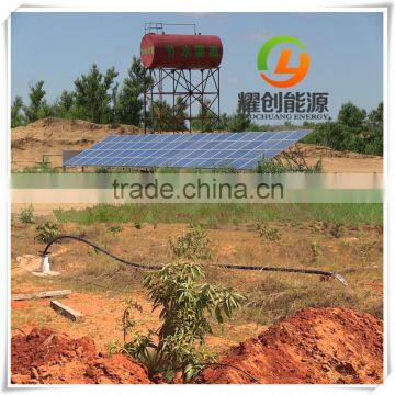 Most welcomed 2HP submersible deep well solar water pump system 250W poly PV module