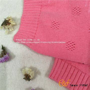 Кардиган для девочки с точковой вышивкой photo-5