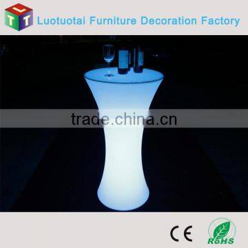PE Plastic Led Outdoor Lounge Bar Cocktail Table photo-2