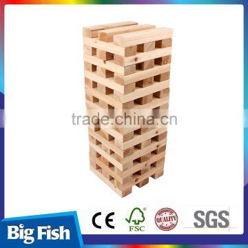 Custom Wooden Tumbling Towers Block