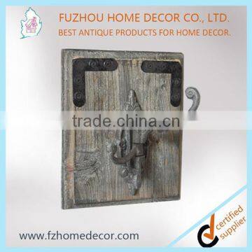 2016 Antique Wooden Wall Coat Hooks With Metal Letter photo-6