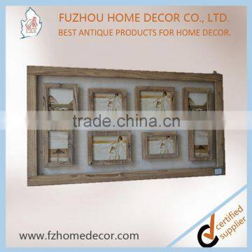 Classic Decorative Antique Wooden Glass Photo Frame With Multi Opening photo-2