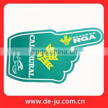 Large Size Index Finger Green Eva Hand Manufacture